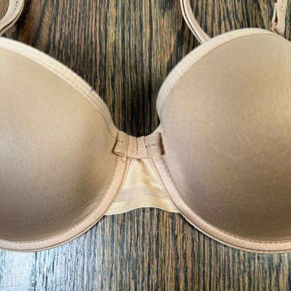 Chantelle 2126 Vous Et Moi Nude Convertable T-Shirt Bra size 32C - Picture 3 of 8